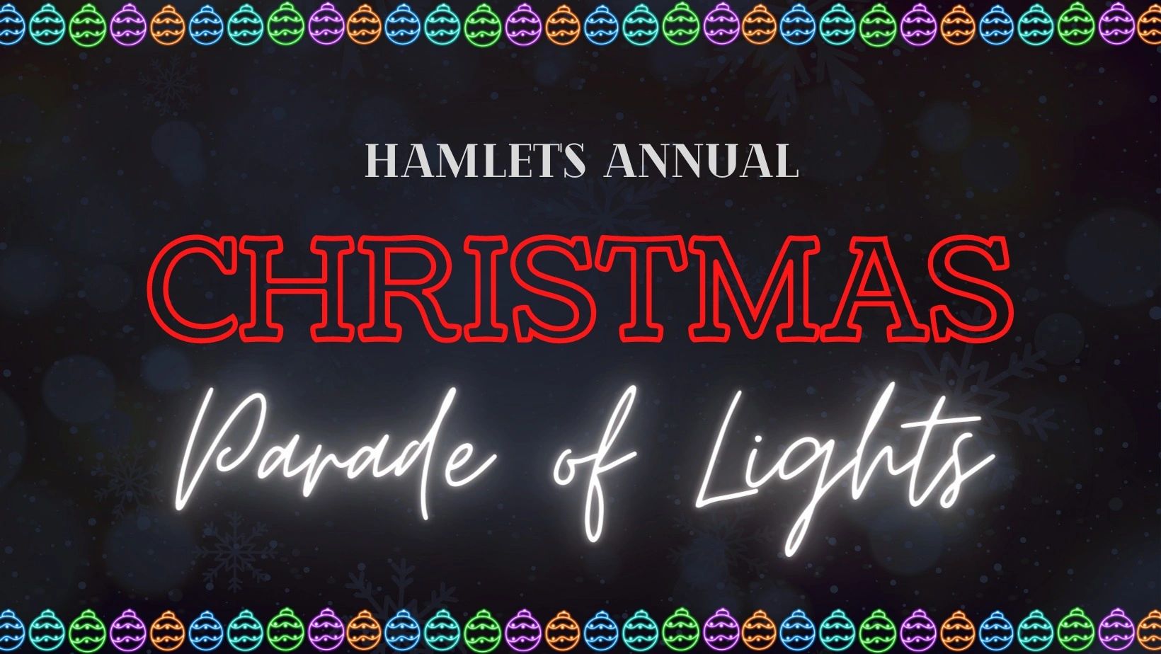Hamlet Christmas Parade of Lights '22